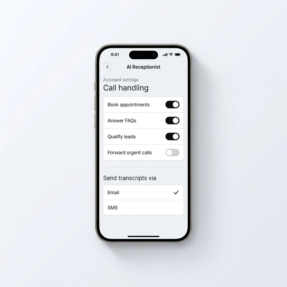 AI Receptionist Now