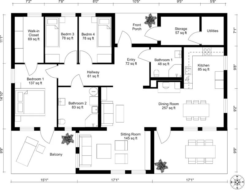 AI Floorplan to 3D